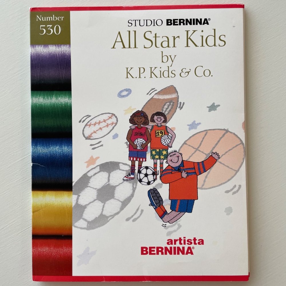 Studio Bernina All Star Kids by K.P. Kids & Co 530 Sports Artista Card Kit